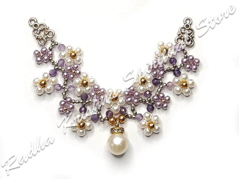 Flower-Power-Bead-Gemstone-Necklace