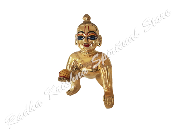 <p>Makhanchor Ladoogopal Deity</p>