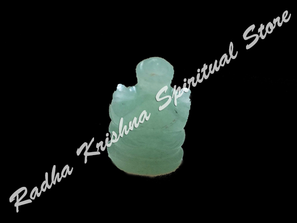 <p>
	Mini Light Jade Semi Precious Ganesha Ganpati Deity</p>
