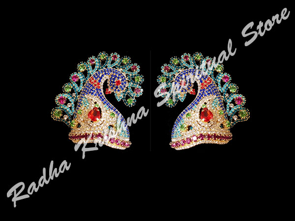 <p>Peacock-Affair-Pair-Metal-Mukut-Crown</p>