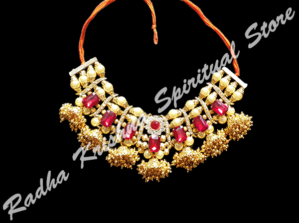 <p>Royale Jingles God Choker Hasli Necklace</p>