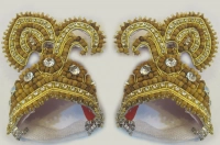 Real Tulsi Beads Gaur Nitai Crown