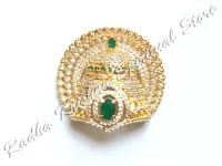 Emerald Sheen God American Diamond Crown