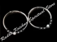 Charming Baby kada Evil Eye Repel bracelet pair pure silver