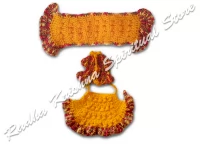 Zitrusblüten Wolle Winter Devi Mata Kleid aus Wolle