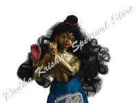 Real tulsi princely Curls Deity God Hair Wig