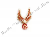 Floral Charm Choker Hasli Necklace