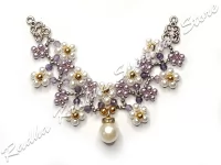 Flower Power Bead Gemstone Chokar Necklace