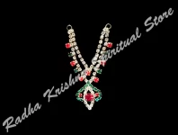 Glitter Curves Deity Metal Necklace