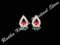 Glitzer Spaten Gottheit Metall Ohrringe