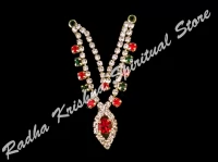 Glitter Spades Deity Metal Necklace