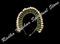Golden Buds Flower Veni Gajra Hair Decoration