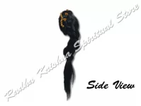 Golden Rosettes Goddess One Sided Hair Braid