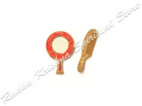 Mini Mirror and Comb God Deity Set