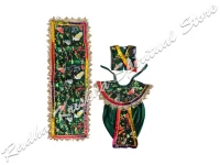 Jungle melody Large God Krishna Vishnu Dress
