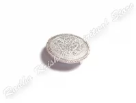 Lavish Pure Silver Large Round God Table Chowki