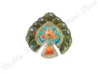 Lotus Charms Crown Turban Insert