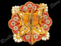 Mango Butterfly Hues Laddu Gopal Dress