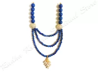 Marine Earthy Semi Precious Metal Necklace