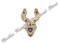 Marine meadows Small Metal God Necklace