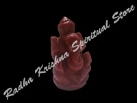 Mini Brown Jade Semi Precious Ganesha Ganpati Deity