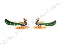 Mini Mayura Peacock Deity Meenakari Toy