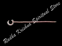 Mystic Glow Metal Deity Nose Pin - Nath