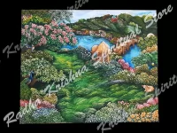 Nikunja Vilasa Exclusive Hand Painted Pichwai Backgraph