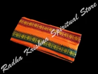 Orange Pure Cotton Thalapatti Angavastram