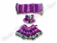 Orchid Delight Wool Winter Devi Mata Dress