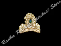 Pearly Peacock Goddess Devi Chandrika Crown