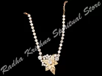 Princess Glories American Diamond Metal Necklace