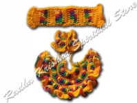 Rainbow Glow Magic Winter Devi Mata Dress