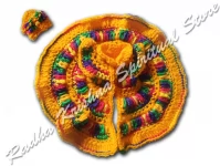 Rainbow Glow Magic Winter Laddu Gopal Dress