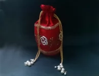 Rosy Delight Drawstring Potli Bag/Purse