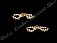 Royale Elegance Traditional Kundan God Anklets