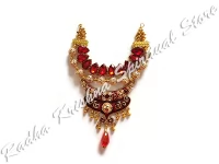 Scarlet Flora God Metal Necklace