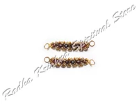 Scarlet Sandalwood Twin Natural GemStone God Armlets