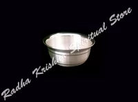 Un recipiente pequeo Prasaadam plata pura