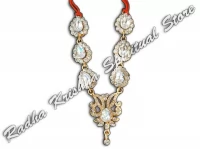 Sparkle Blooms God Metal Necklace