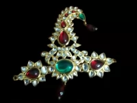 Trio Emperor Kalgi Groom Turban pin