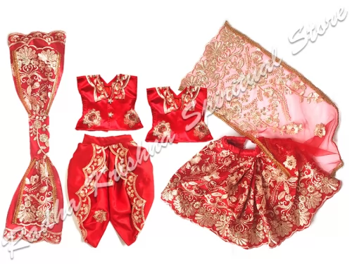 Angel Blossoms Large Radha Krishna Dress