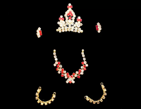 Cherry Hues Small Deity Metal Sringaar Set