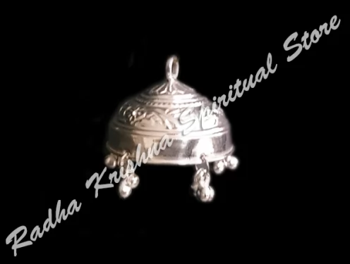 Chhatra Medium reines Silber Regenschirm