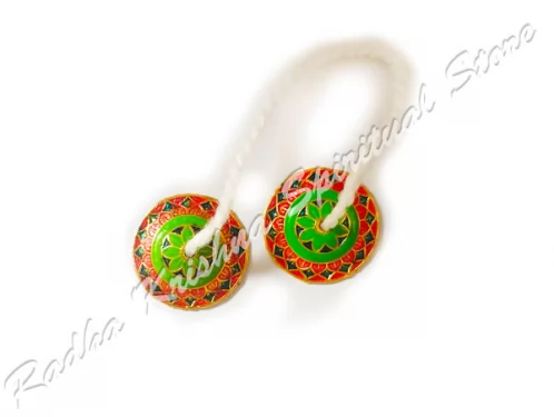 Mini Medium Abstract God Deity Manjira Kartal