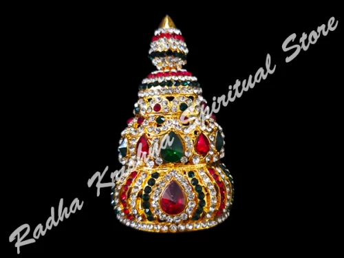 Corona de metal Grande con vibraciones opulentas