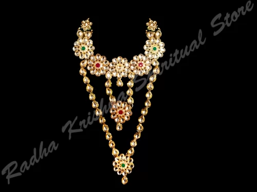 Royale Elegance Traditional Kundan God Necklace
