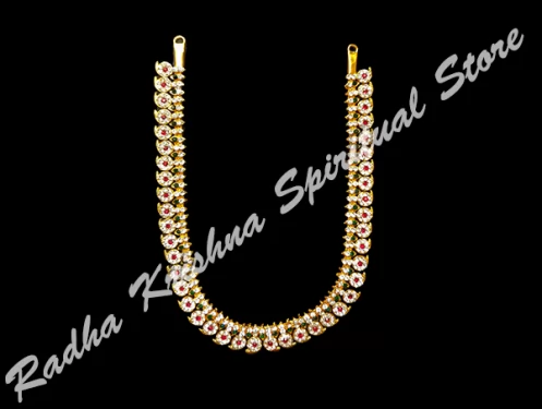 Scintillating Mango Metal God Necklace