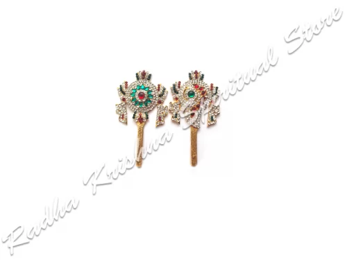 Scintillating Shankhu Chakra Pair Ayudha Accessories