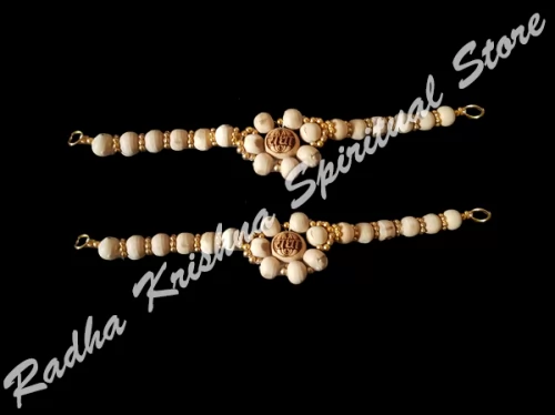 Shri Radha Flora Real Tulsi Bead God Armlets